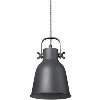Lámpara colgante Nordlux Adrian negra Ø 16 cm, E27, ajustable, diseño vintage