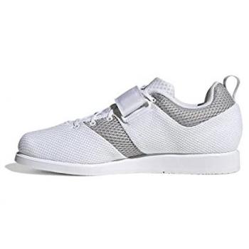 Adidas Powerlift 5 Weightlifting Shoes - Unisex Training Footwear in White/Black/Grey