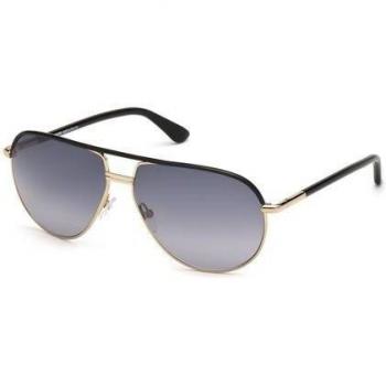 Tom Ford Men's FT0285 01B 61 Sunglasses, Black