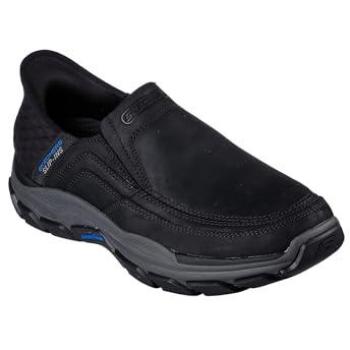 Skechers Men's Respected Elgin Slip-On Shoes - Regular Fit Black - Size: 13.5