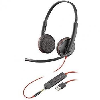 Plantronics Blackwire 3200 Stereo Corded UC Headset With USB & 3.5mm Smart Phone Connectivity