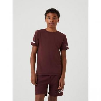 Björn Borg Borg T-shirt Brown, 146-152