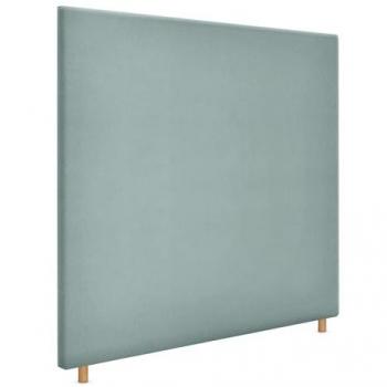 Cabecero Tapizado Aqualine Liso hasta el Suelo 145x120cm en Tela Verde Agua para Camas de 135/140 cm