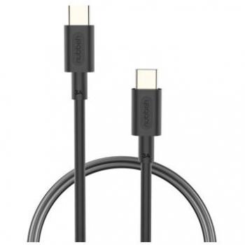 Nubbeh Borealis Cable USB-C a USB-C de Silicona Líquida 1.5m 3A 60W Negro