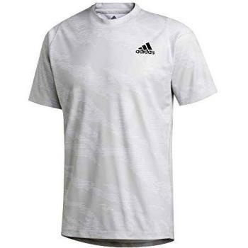 adidas FL Camo tee Camiseta, Hombre, Blanco, L