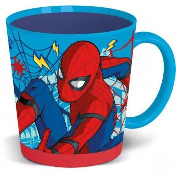 Taza Antivuelco PP 410ml Spiderman