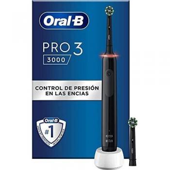 Oral-B PRO 3 Cepillo de Dientes Eléctrico con Mango Recargable y Sensor de Presión, Tecnología Braun
