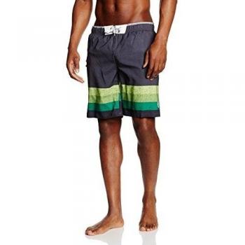 CMP - F.LLI CAMPAGNOLO - Bañador para hombre, hombre, Badeshorts, Grey-Antracite-Lime Green, 56