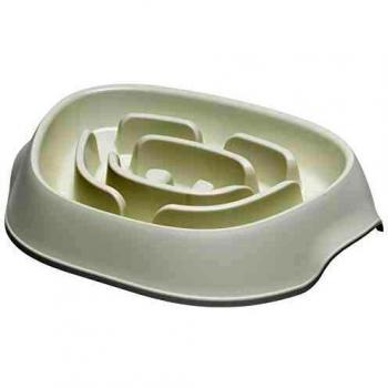 Comedero para Perros Moderna Sensibowl Slomo Blanco 34.6 x 24.5 x 8.5 cm 950 ml