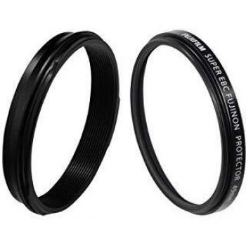 Kit Resistente al Clima Fujifilm X100V - Filtro PRF-49 y Bague Adaptadora AR-X100 - Negro