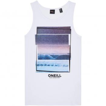 O'Neill LM Beach Camiseta sin Mangas, Hombre, Super White, M