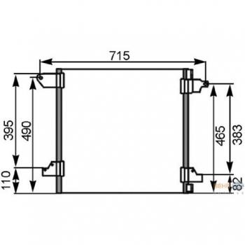 Hella 8FC 351 306-181 condensador