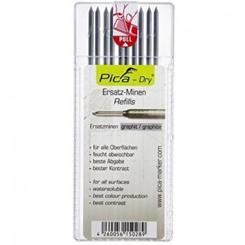 Estuche con 10 minas dry (grafito) en blister
