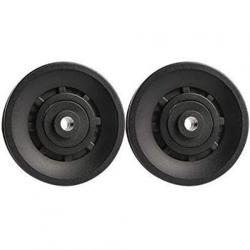 Topfinder 90mm Polea de Rodamiento Universal, 2Pcs Poleas Gimnasio, Rueda Universal para Maquina de Cables y Fitness Equipo, Parte de Puerta de Garaje