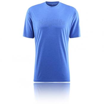 Haglöfs Ridge - Camiseta Manga Corta Hombre - Azul Talla L 2018