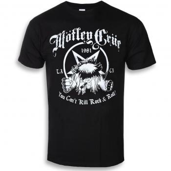 Mötley Crüe Men's Metal T-Shirt - You Can't Kill Rock & Roll - ROCK OFF S