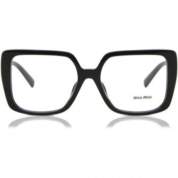 Miu Miu MU06VV 1AB1O1 Armazones Gafas Recetadas para Mujer Negros 54