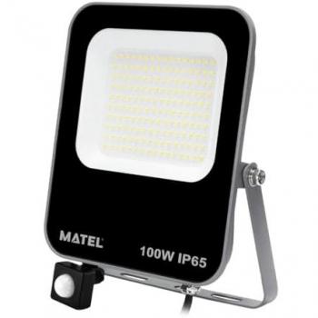 Proyector LED de Aluminio con Sensor Chip Samsung 100W Fría