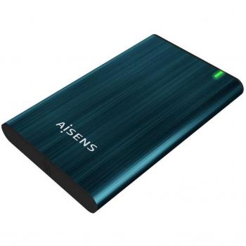 Aisens ASE-2525PB Caja Externa para Disco Duro 2.5 SATA I/II/III 9.5mm USB 3.0/USB 3.1 Gen1 Azul Pacíf