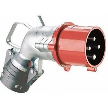 Enchufe Coudé Hypra Metálico IP44 32A - 380V a 415V - 3P+T