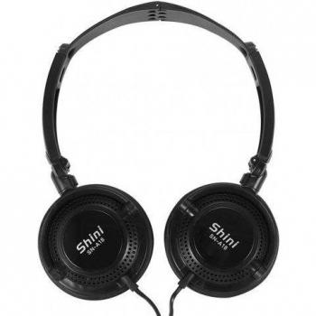 Auriculares Shini A18 con cable Megas Bass, control de línea, ABS, plegables y portátiles para música