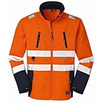 Chaqueta de trabajo 4-Protect Pittsburgh Softshell Naranja Fluo/Navy Talla XL