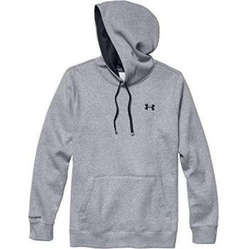 Under Armour Fitness - Sweatshirt CC Storm Rival Hoodie - Sudadera con capucha para hombre, color Gris, talla M