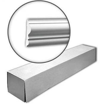 Moldura de Pared Profhome 151303 - Caja de 12 Piezas, 24 m, Poliestireno Expandido