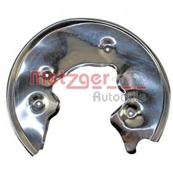 Chapa protectora contra salpicaduras para disco de freno METZGER 6115077, deflector de disco de freno trasero izquierdo