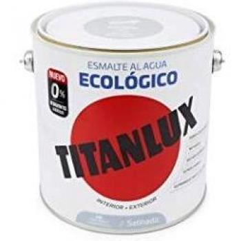 Titanlux Esmalte Al Agua Titanlux Ecológico Satinado 2, 5 L, 509 Gris Perla
