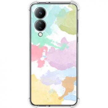 Funda Antigolpes de Silicona para Vivo Y17s con Diseño Acuarela 11