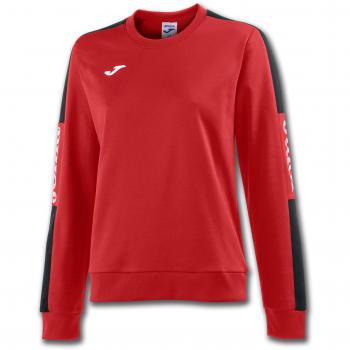 Joma Champion IV Sudaderas, Niñas, Rojo-Negro, 2XS