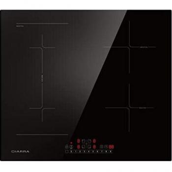Ciarra Placa de Inducción 3 Zonas Función Boost y Flex 6500W 59cm Negra