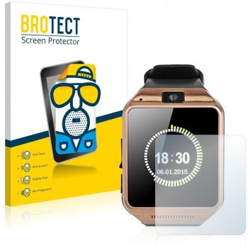BROTECT Protector Pantalla Anti-Reflejos Compatible con Gearmax Smartwatch DZ09