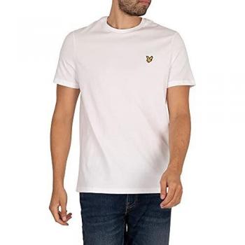Lyle & Scott Men's Plain T-Shirt - White - Extra Small/Regular Size 34