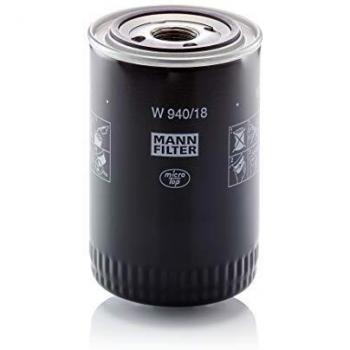 Original MANN-FILTER Filtro de aceite W 940/18 – Filtro hidráulico – Para automóviles y vehículos de utilidad