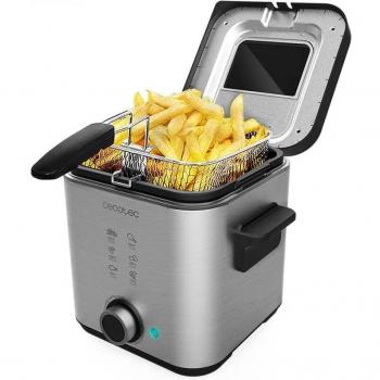 Cecotec CleanFry Advance 1500 Freidora Eléctrica de Aceite 1.5L 900W Inox