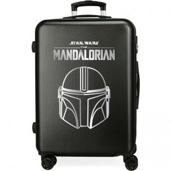 Maleta Mediana Infantil Star Wars Legend Silver Rígida 70L