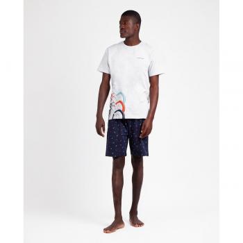 ADMAS Pijama Manga Corta Old School Rider para Hombre