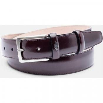 Cinturón Lottusse de Hombre en Piel Color Burdeos