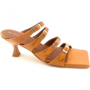 Sandalias de Mujer ALOHAS Prickly Tacón 5 cm Marrón