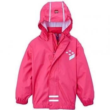 LEGO Wear - Chubasquero Niñas, color rosa, talla 146