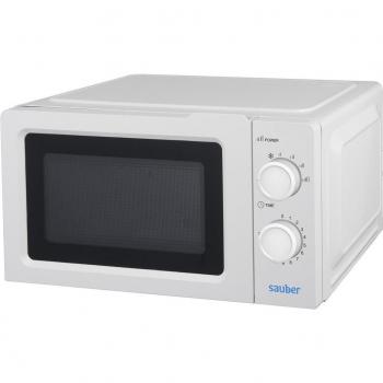 Microondas Sauber Serie 1-21W 700W Blanco 20 Litros Sin Grill