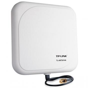 TP-LINK TL-ANT2414A 2.4GHz 14dBi Outdoor Directional Panel Antenna, RP-SMA Male Connector, Weather Resistant