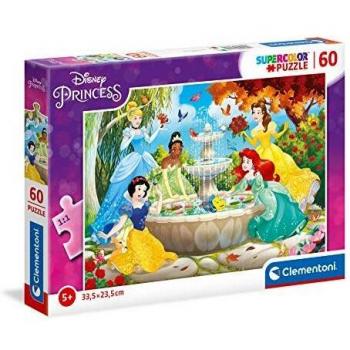 Clementoni - Puzzle infantil Princesas 60 piezas, puzzle infantil Disney a partir de 5 años