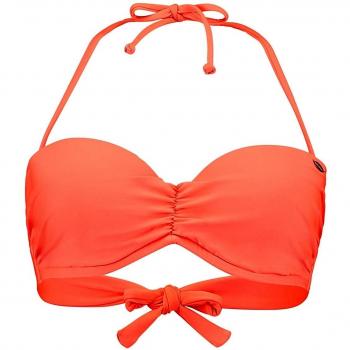 O 'Neill Molded Wire Bandeau Top Bikinis, mujer, Molded wire bandeau top, Fluoro Peach, 42B