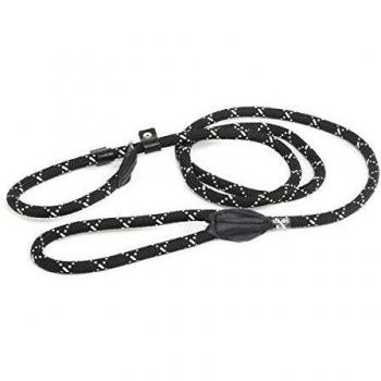 Julius-k9 IDC Golden Retriever Correa con formación Collar, 12 mm x 2 m, Fluorescente Negro