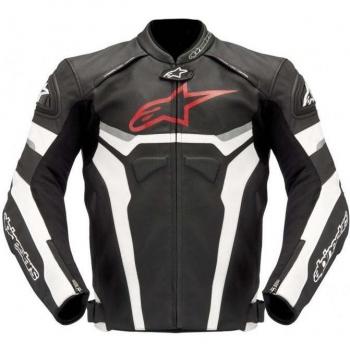 Alpinestars - Chaqueta Piel Celer Negro Blanco - 37