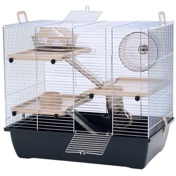 Jaula para hámster INTER-ZOO Pinky 3 Zinc Black