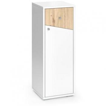Mueble Midi Irida Vicco, Blanco/Artesano, 30 x 81 cm
